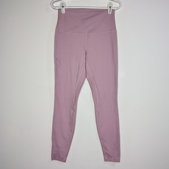 ✨3/$15 Lululemon Align High Rise Pink Workout Leggings 8 - Picture 1 of 13